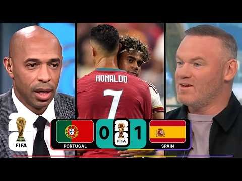 Ronaldo's World Cup Dream Is Over | Portugal 0-1 Spain | Zlatan , Rooney & Henry Analysis