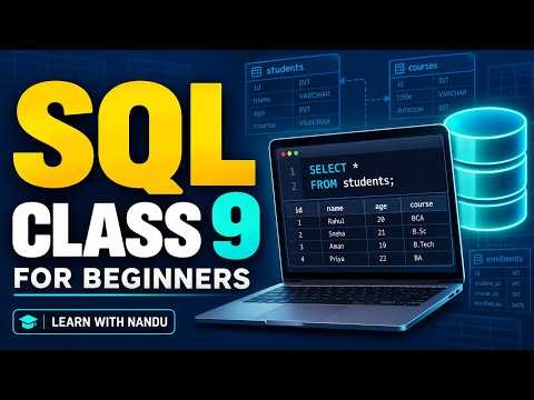 SQL Class | Introduction to SQL for Beginners#sql #sqlforbeginners #sqltutorial #learnsql #dax