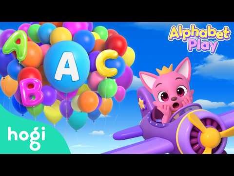 [NEW✨] Let's Pop the Giant Alphabet Balloon!🎈｜Alphabet Play｜ABC Song｜Learn the ABCs｜Hogi Pinkfong
