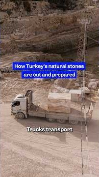 How a #Turkish factory turns #Quarry #stone into polished #tiles and slabs