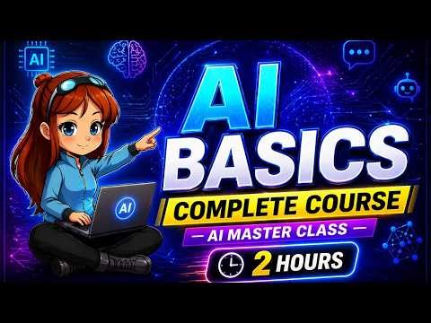 Complete AI Course for Beginners Learn Everything in One Video| AI Tutorial for Beginners