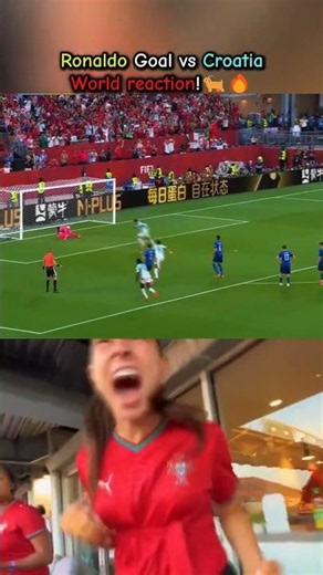 Ronaldo Goal vs Croatia!🔥 INSANE World Reaction!🐐