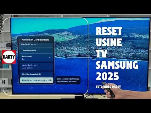 Samsung TV 2025 : Comment réinitialiser son téléviseur aux valeurs d’usine ?