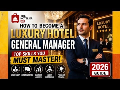How to Become a Luxury Hotel General Manager | Top Skills You MUST Master (2026 Guide)