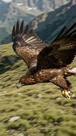 The Eagle’s Incredible Dive 🦅 #Eagle #Wildlife