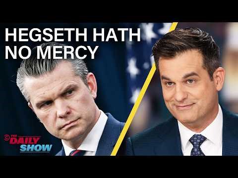 Trump Stumped by Worst-Case Iran Scenario & Hegseth Gives Bullying Pep Talk | The Daily Show