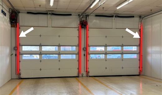 Commercial Door Warning Lights & Safety System