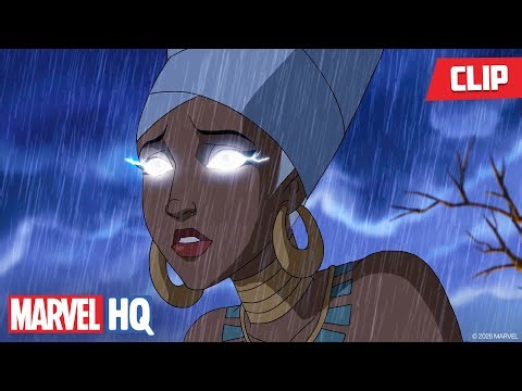 Storm Calms a Storm 🌨️⚡🌀 | Wolverine and the X-Men | @MarvelHQ