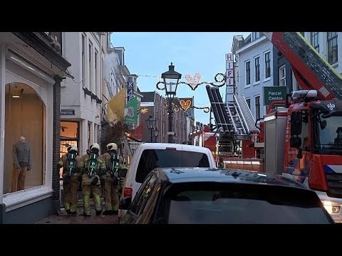 Netherlands: Gas leak causes explosion and fire in central Utrecht