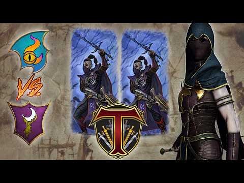 SHADES & DOOM KNIGHTS! Dark Elves vs Tzeentch - Total War Warhammer 3