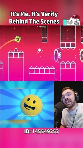Geometry Dash It's Me, It's Verity Behind The Scenes