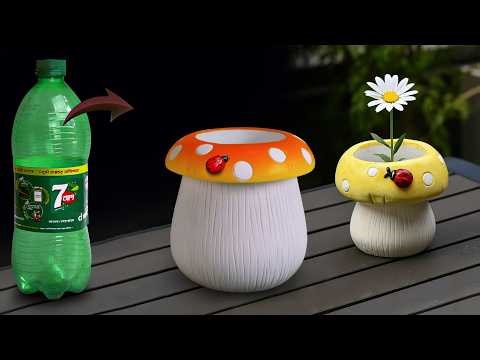 Plastic bottle Flower vase making || Home decor with this easy DIY project