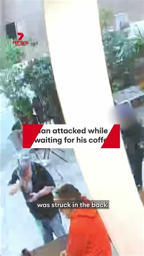 Man attacked while waiting for his coffee