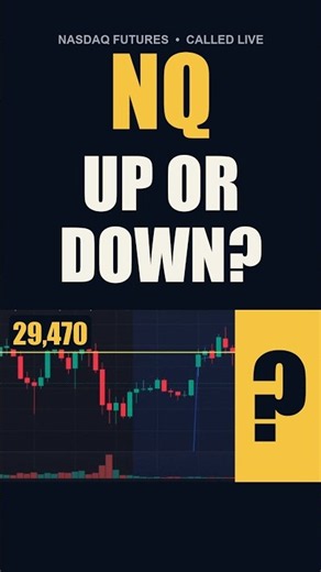 Called Live: NQ Broke Above 29,470 and Rallied 119.5 Points