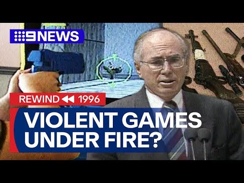 1996 gun debate: Violent video games in Howard's crosshairs | 9 News Australia