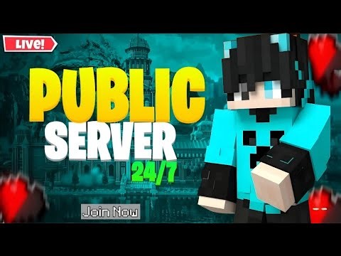 🚨 Brand New Public Survival SMP Live Server Minecraft 1.21+ 🔥 | Java + PE | Always Online