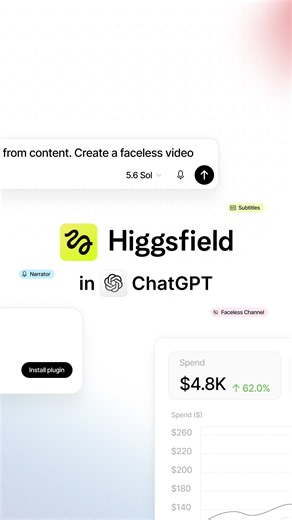 Higgsfield is now inside ChatGPT