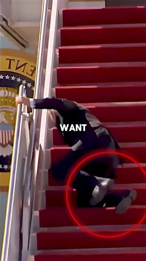 Why you should watch Biden fall again 👁️ #joebiden