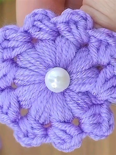 Simple Flower Crochet Tutorial for Beginners