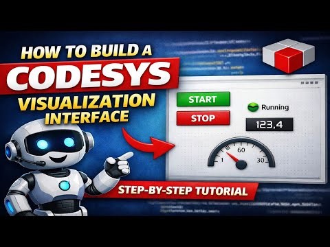 How to Build a Simple Visualization Interface in CODESYS | Step-by-Step Tutorial