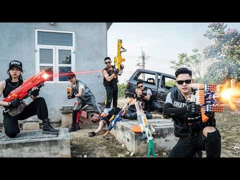 LTT NERF WAR : Legendary SEAL X Nerf Guns Versus The Shadow Syndicate's Elite Operation