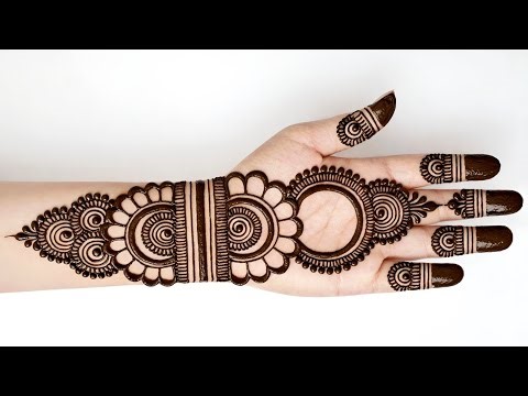 Front hand mehndi easy | simple stylish mehndi | latest mehndi design new | mehandi design | mehndi