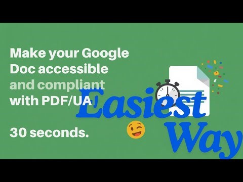 Inkable Docs walkthrough - easiest way to make your Google Doc accessible