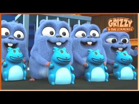 Witchcraft Game | Grizzy & the lemmings | 15' Compilation | 🐻🐹 Cartoon for Kids