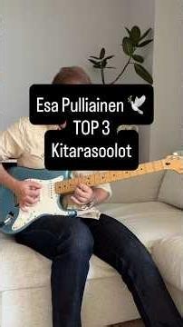 Esa Pulliainen 🕊️ TOP 3 kitarasoolot. Lepää rauhassa mestari. #kitara #guitar