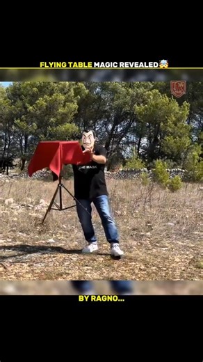Flying Table Magic Trick Revealed!🤯