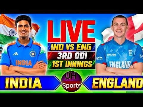 Live: IND Vs ENG, 3rd ODI, Live Cricket Score, Live Cricket Match Today, India vs England | ENG BAT