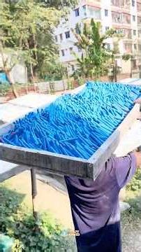 Amazing Process of Making Colorful Writing Chalk #chalk #making #shorts