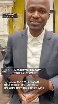 Medium Term Budget Policy Statement #sabcnewsonline #sabcnews