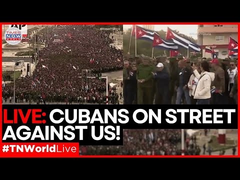 CUBA PROTESTS LIVE | Thousands March on US Embassy in Havana Over Venezuela Attack