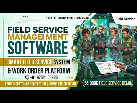 Best Field Service Management Software | Smart Workforce & Service Tracking Solution