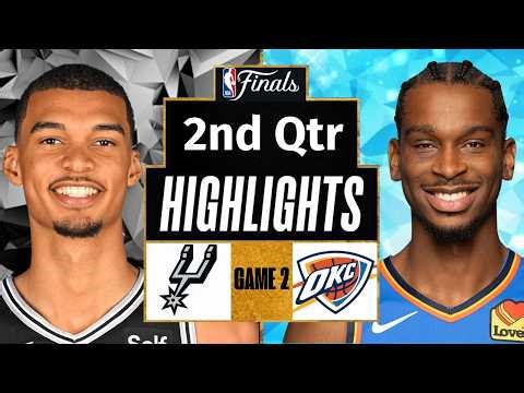 Spurs vs Thunder Highlights Today 2nd Qtr p2 | May 20 | 2026 NBA Finals Full Highlights Game 2