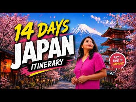 Japan in 14 Days 🇯🇵 The Ultimate First-Time Itinerary: Osaka, Kyoto, Tokyo & Mt Fuji