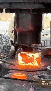 Inside the forging factory The Most Powerful Factory Moments #process #welding #industrial #forging