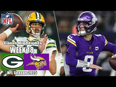 Minnesota Vikings Vs. Green Bay Packers WEEK18 | Game Highlights | NFL Season 2026