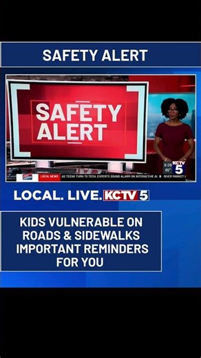 Safety alert: more kids walking near the streets