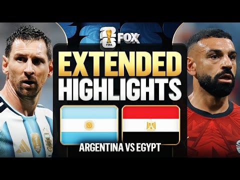 Argentina vs Egypt Highlights 🌎🏆 2026 FIFA World Cup™ | Round of 16