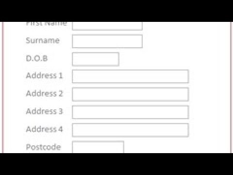 Access me form kaise banaye