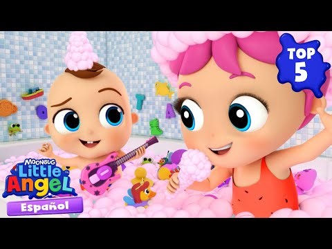 Top 5 canciones de Sofi y Bebé Juan 🩷 Caricaturas | Canciones Infantiles 🎵 Little Angel Español