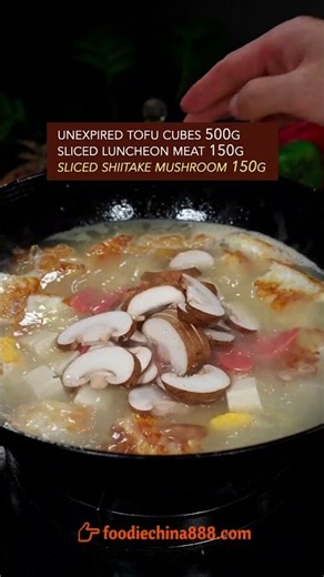 EASY CHINESE VEGETABLE & TOFU SOUP RECIPE #recipe #cooking #chinesefood #tofu #vegetables #soup