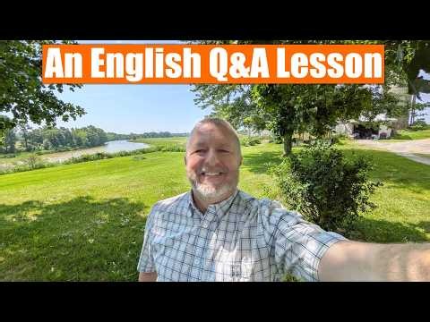 A Most Likely Indoor Live English Question and Answer Lesson! ☀️😎☔