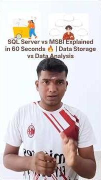⚡ Nobody Explains SQL Server vs MSBI Like This! #shorts
