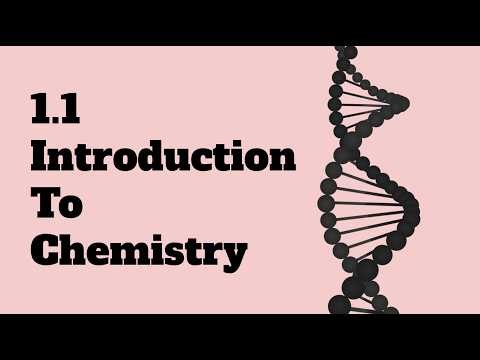1.1 | Introduction to Chemistry