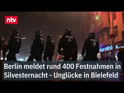 Berlin meldet rund 400 Festnahmen in Silvesternacht - Zwei Unglücke in Bielefeld | ntv
