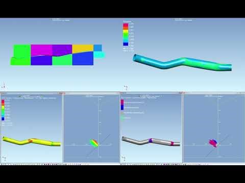 Pipe Pressing Simulation with PAM-STAMP