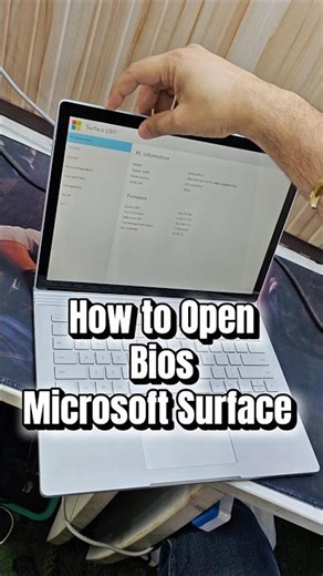 How to Open Bios in Microsoft Surface | Boot Menu Key Surface 💻